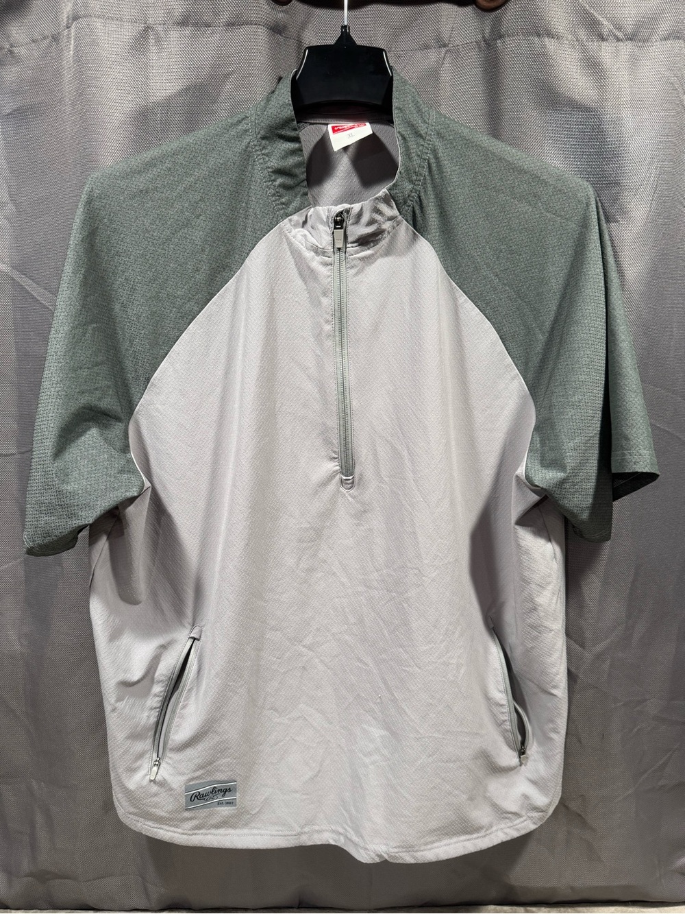 Rawlings Men's Quarter Zip Cage Jacket